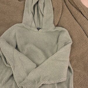Wild Fable Ribbed Knit Sweater in Sage Green